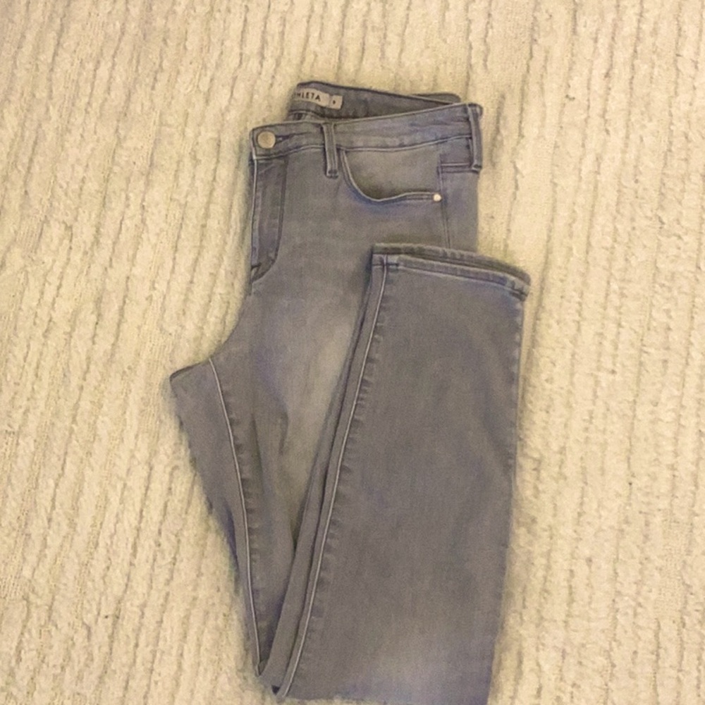 Athleta gray jeans